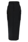 firebanks wool midi skirt