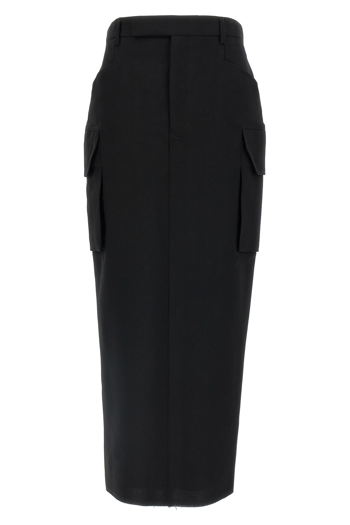 firebanks wool midi skirt