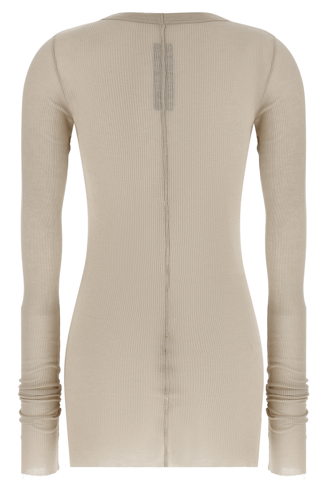 RICK OWENS 38 the rick owens rib ls t long-sleeved t-shirt exemplifies the brands avant-gar