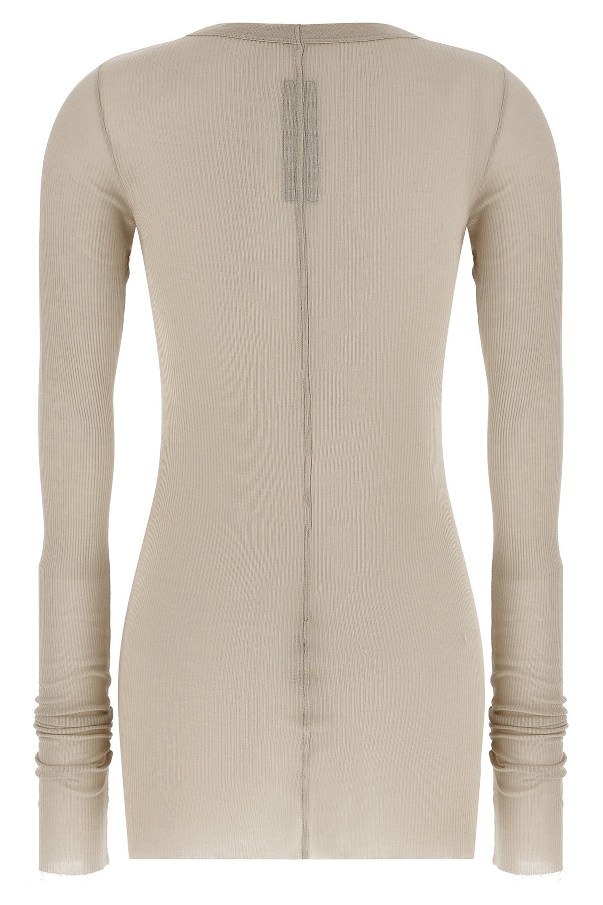 the rick owens rib ls t long-sleeved t-shirt exemplifies the brands avant-gar