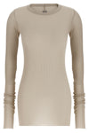 the rick owens rib ls t long-sleeved t-shirt exemplifies the brands avant-gar