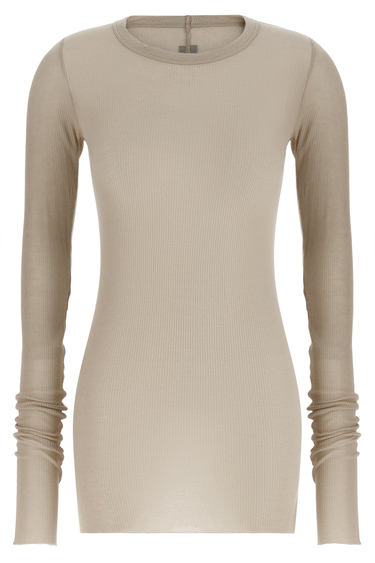 the rick owens rib ls t long-sleeved t-shirt exemplifies the brands avant-gar