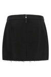 the rick owens fog cutoff mini skirt redefines the codes of contemporary tailo