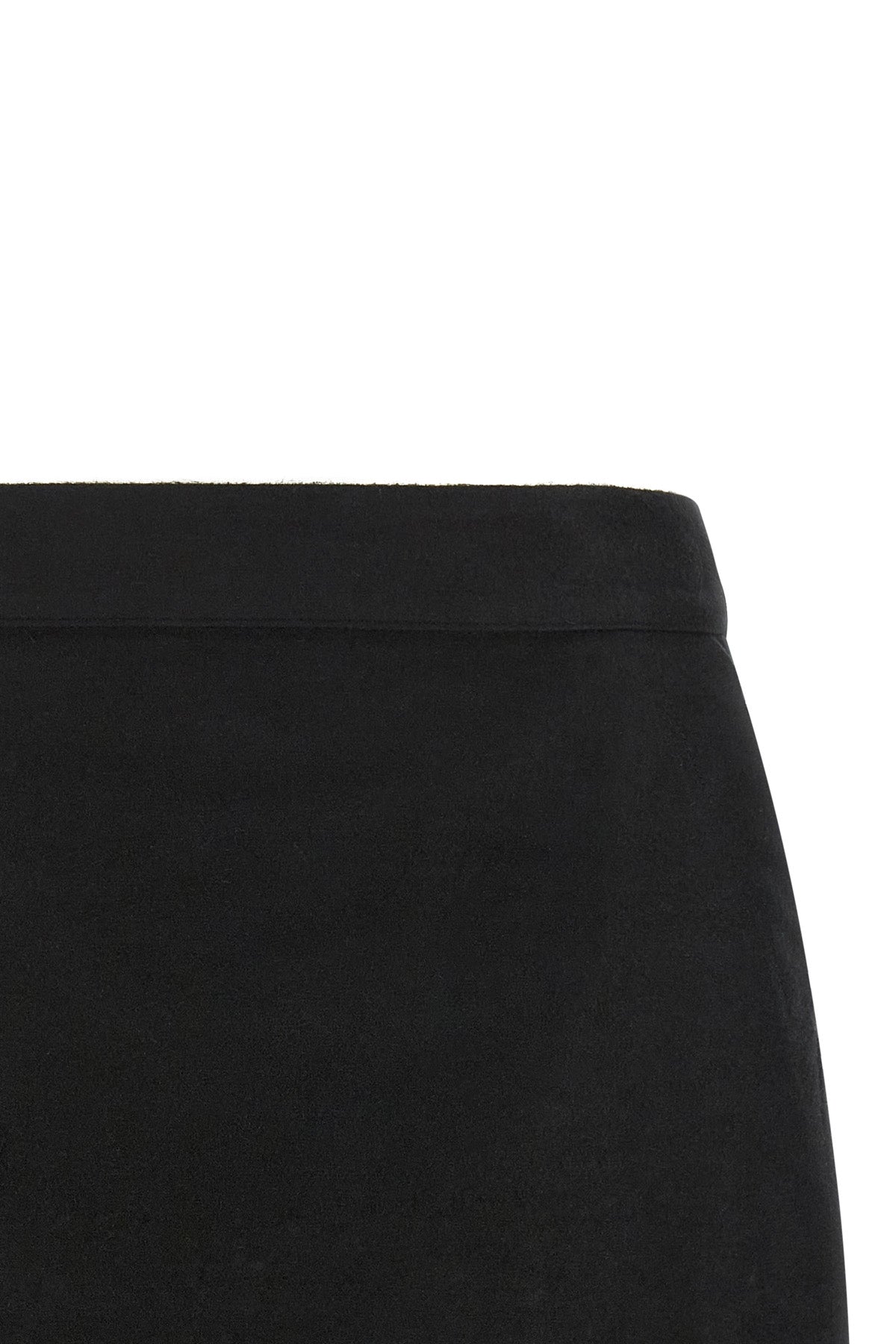 the rick owens fog cutoff mini skirt redefines the codes of contemporary tailo