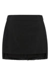 the rick owens fog cutoff mini skirt redefines the codes of contemporary tailo