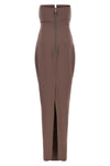 the extra long rick owens prong dress defines a new concept of sculptural tail