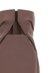 the extra long rick owens prong dress defines a new concept of sculptural tail