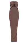 the extra long rick owens prong dress defines a new concept of sculptural tail