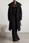 the extra long rick owens combo dress defines a new concept of dark elegance t
