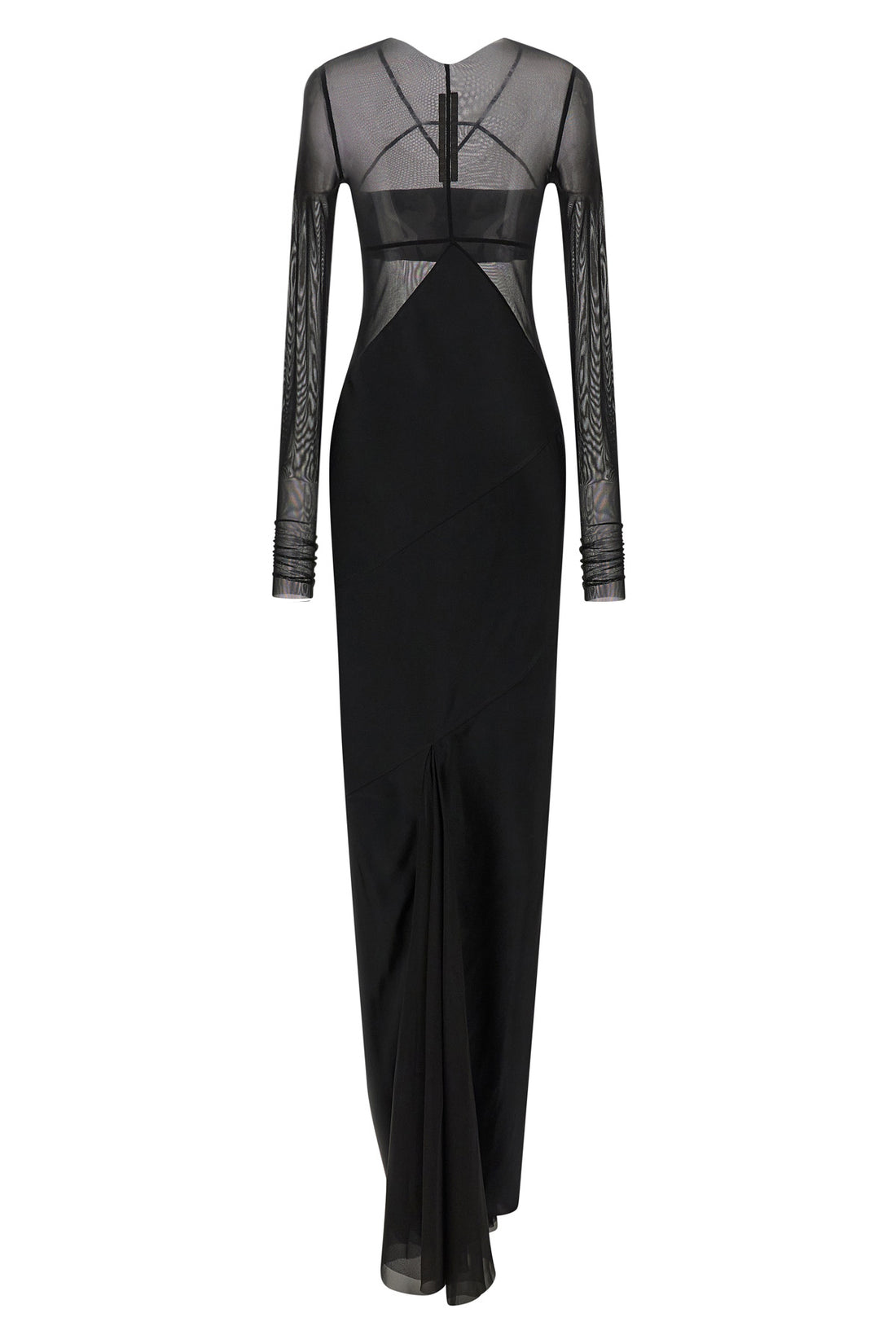 RICK OWENS 40 the extra long rick owens combo dress defines a new concept of dark elegance t