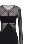 the extra long rick owens combo dress defines a new concept of dark elegance t
