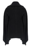 the rick owens hooded medium wrap cardigan redefines the volumes of contempora