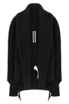 the rick owens hooded medium wrap cardigan redefines the volumes of contempora