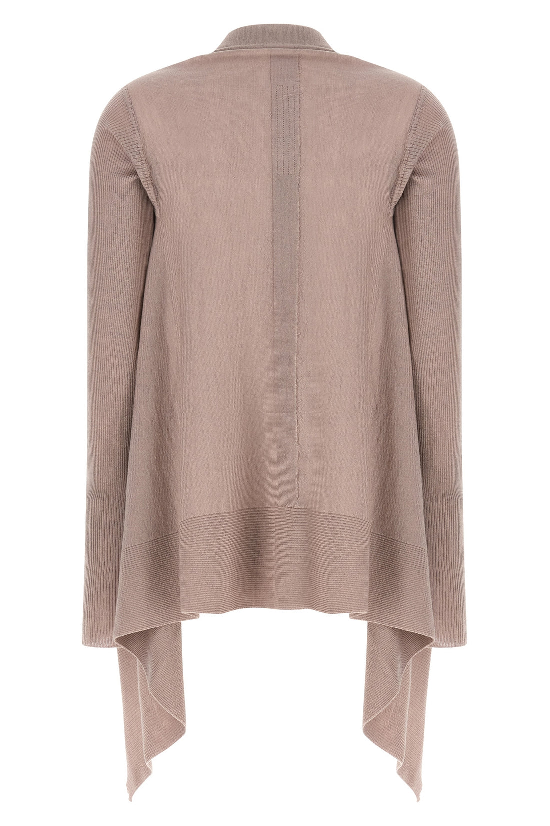 RICK OWENS M the rick owens medium wrap cardigan defines a deconstructed silhouette through