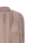 the rick owens medium wrap cardigan defines a deconstructed silhouette through