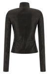 gary jacket in stretch lambskin leather