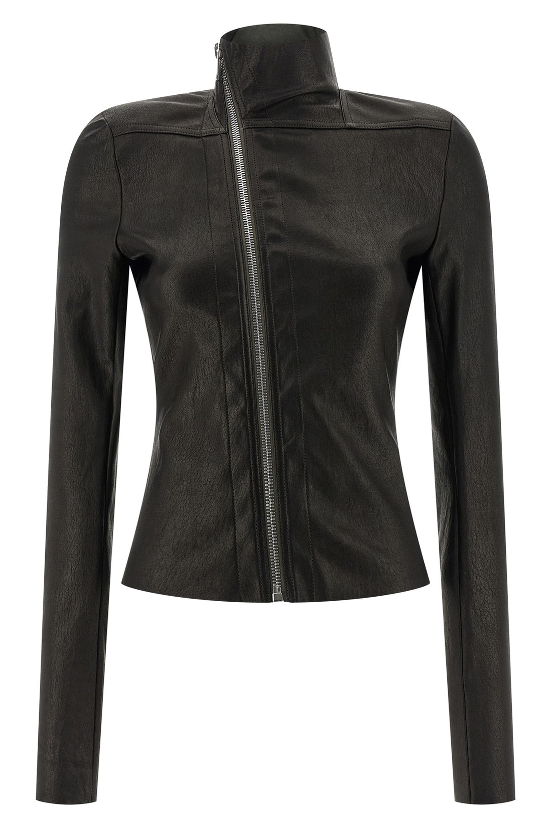 RICK OWENS 40 gary jacket in stretch lambskin leather