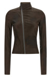 gary jacket in stretch lambskin leather