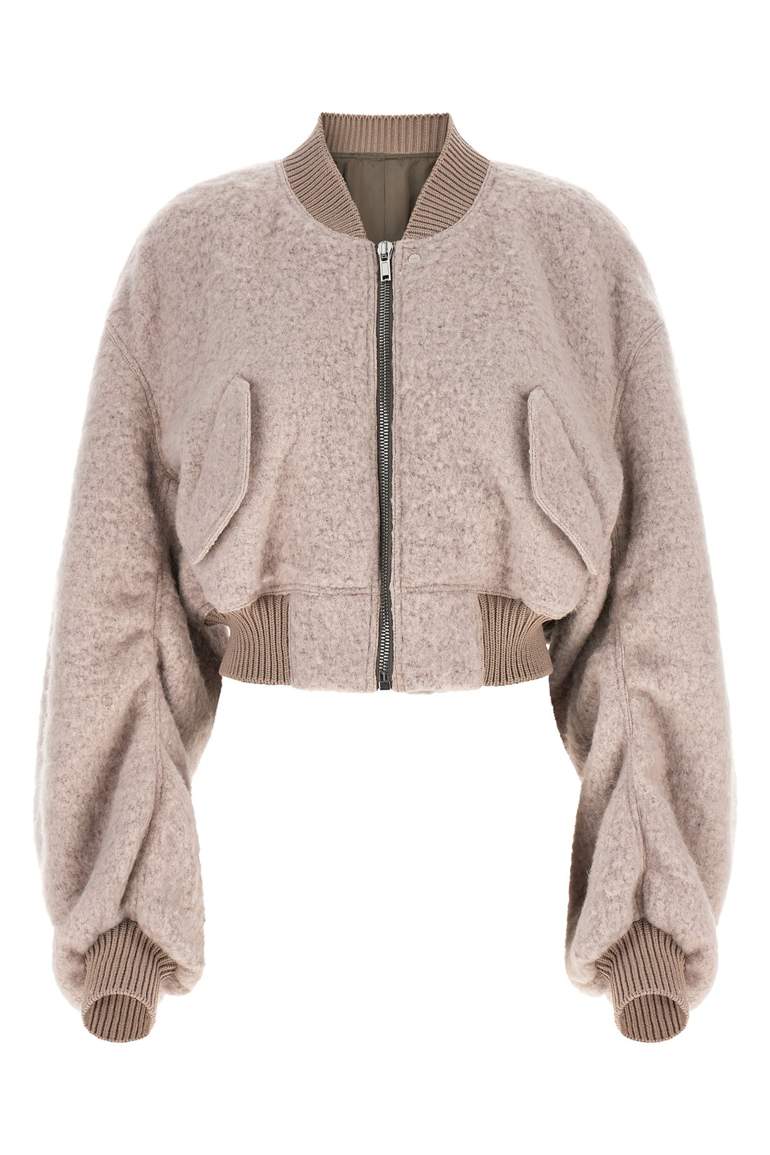 RICK OWENS 38 the rick owens secchia cropped flight bomber jacket redefines the volumes of c