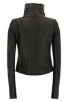 the rick owens classic biker jacket redefines structured outerwear through a p