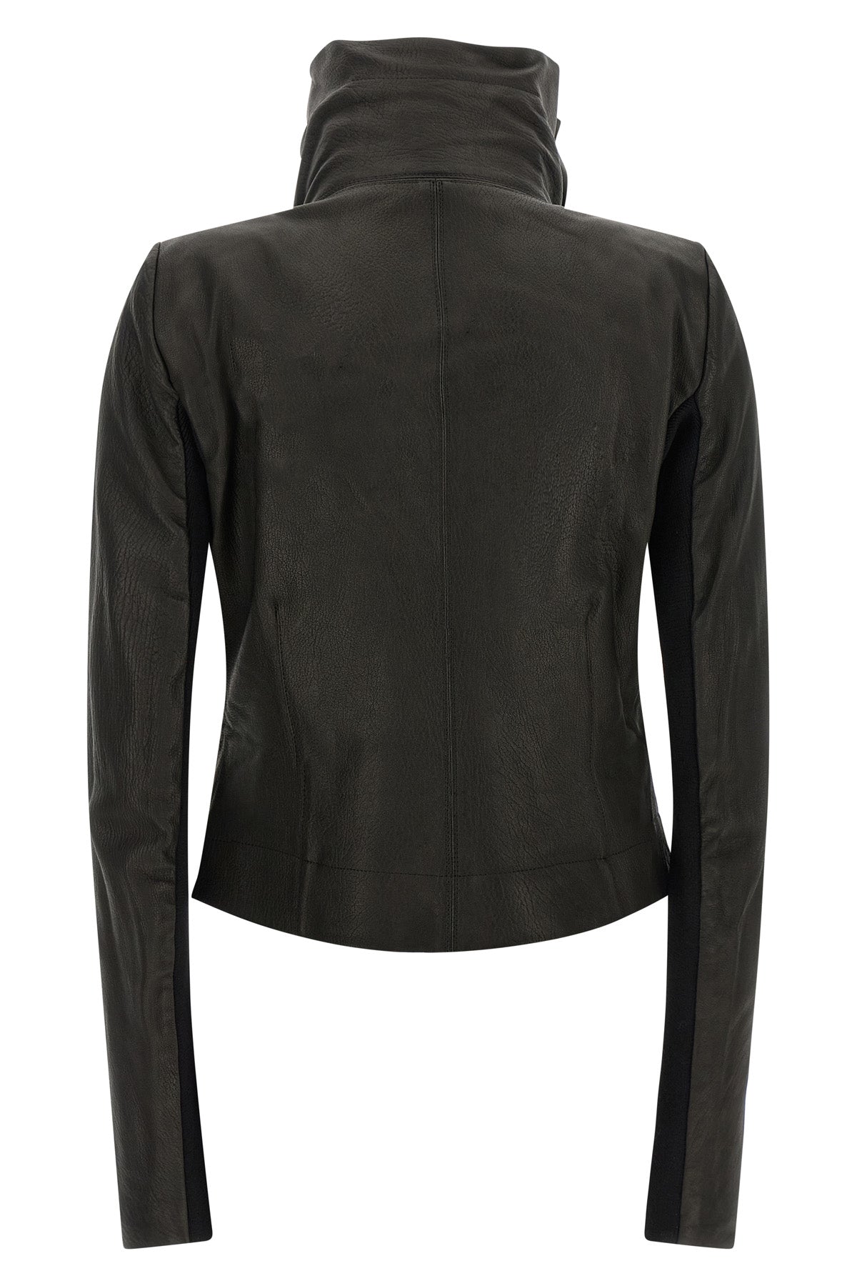 the rick owens classic biker jacket redefines structured outerwear through a p