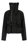 the cropped flight rick owens jacket redefines the outerwear through a rigorou