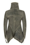 the rick owens naska jacket redefines the volumes of outerwear through a sculp