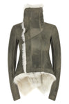 the rick owens naska jacket redefines the volumes of outerwear through a sculp