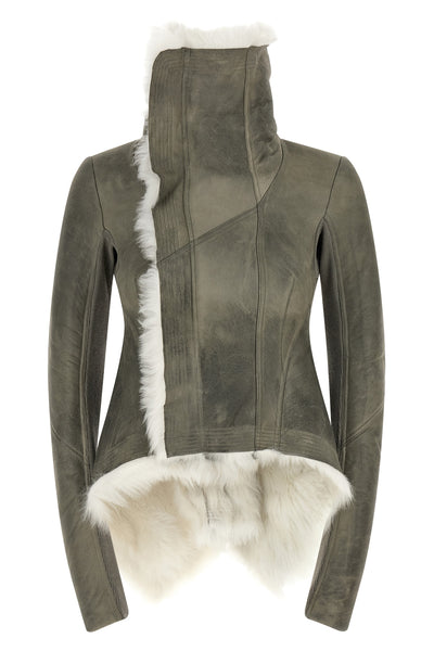the rick owens naska jacket redefines the volumes of outerwear through a sculp