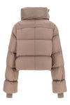 the rick owens down jacket redefines winter volumes through a cropped silhouette