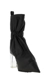 pull on cuffed taquito ankle boots in medium-weight calf leather tanned