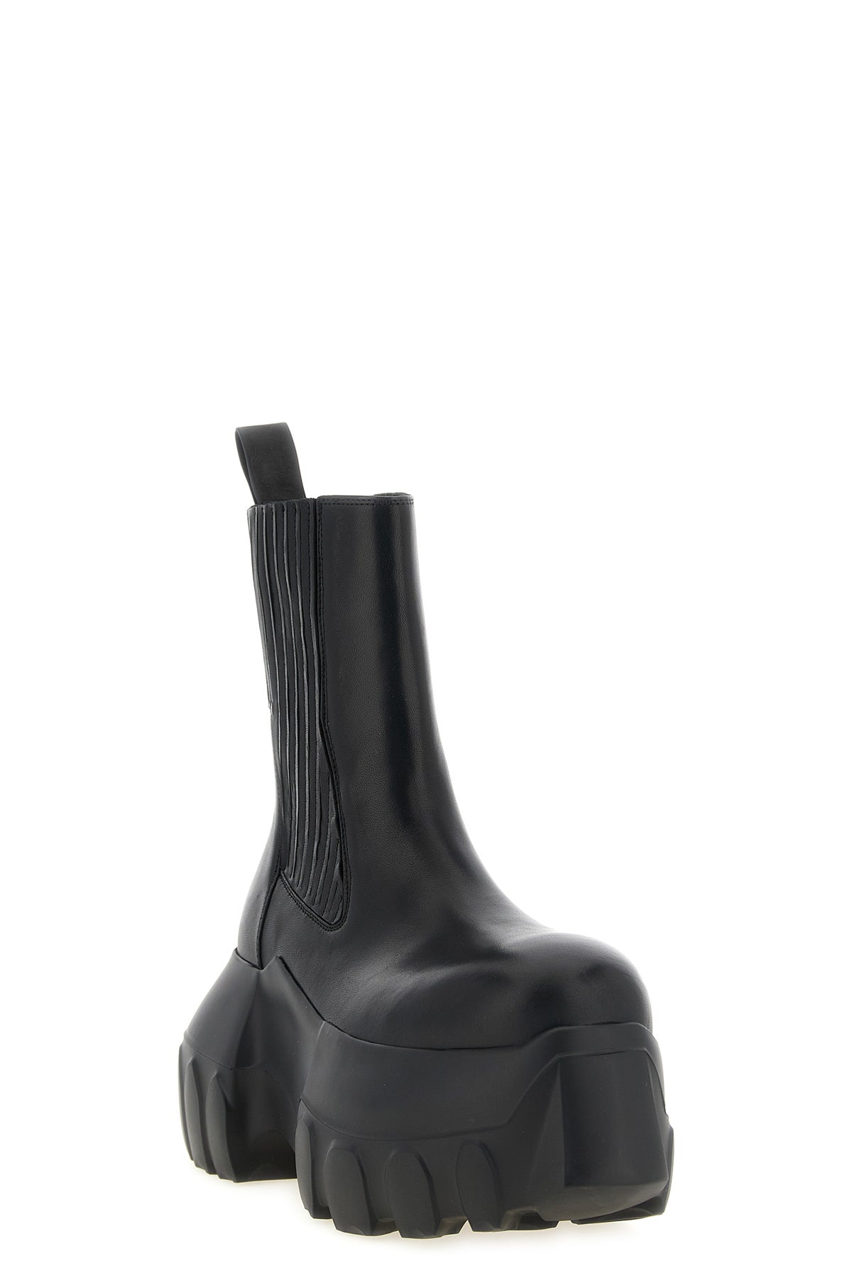 beatle mega tractor leather ankle boots