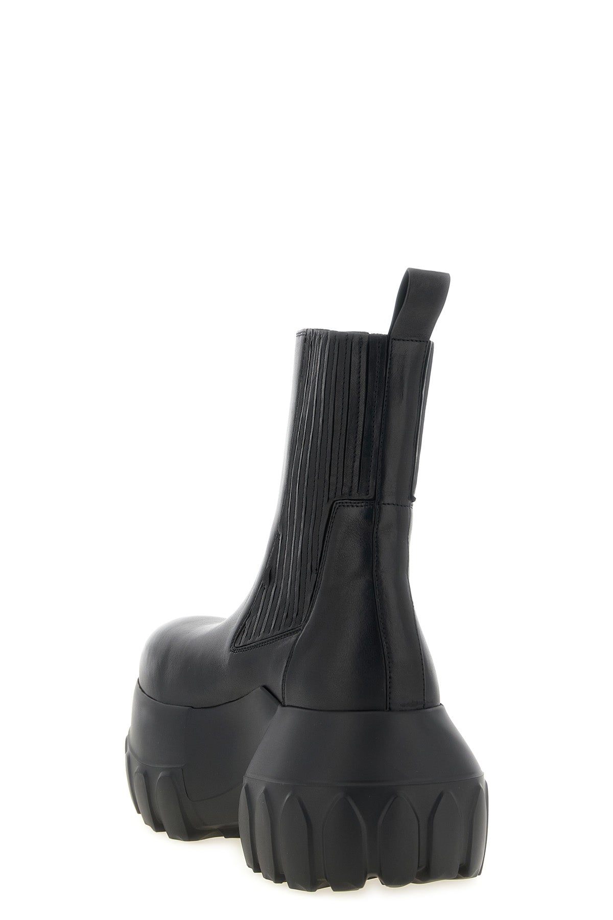 beatle mega tractor leather ankle boots