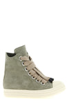 rick owens jumbolace sneaks high-top sneakers feature a structured constructio