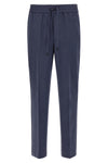 asolo pants in linen and cotton blend