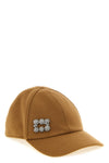 the roger vivier camel color baseball cap reinterprets a sportswear classic thro