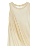 anthem tank semi-transparent cotton jersey top