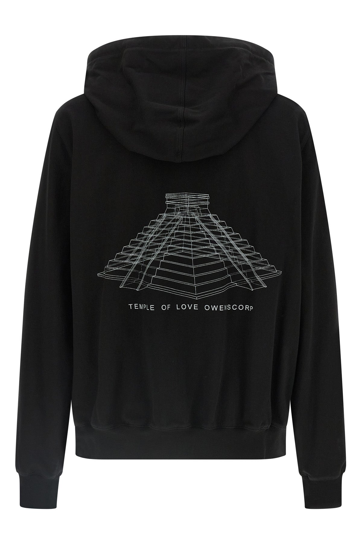 heavy cotton jersey hoodie