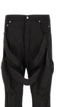 megastrapped bolans wrinkled shiny cupro pants