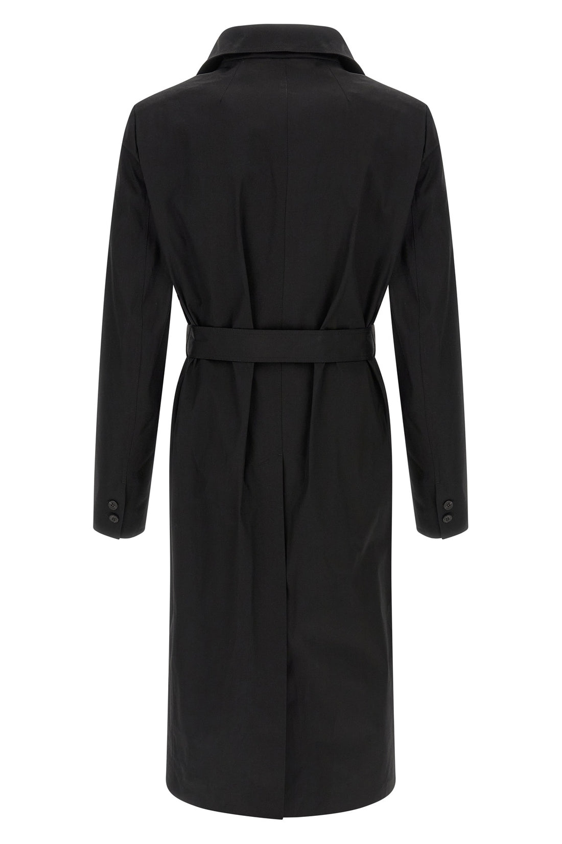 RICK OWENS 48 mastodon trench coat in medium-weight cotton poplin