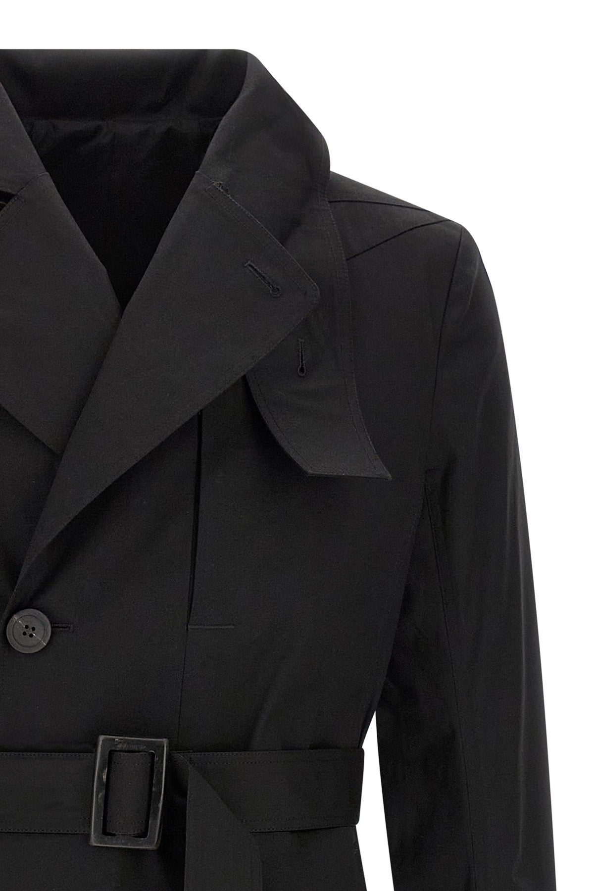 mastodon trench coat in medium-weight cotton poplin