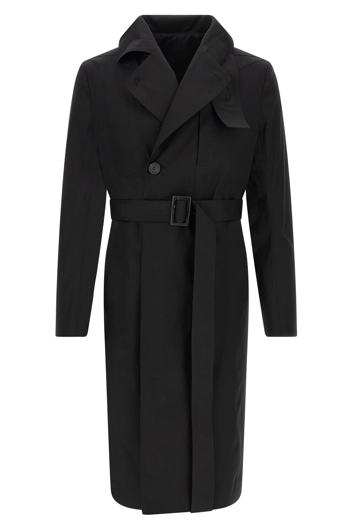 mastodon trench coat in medium-weight cotton poplin