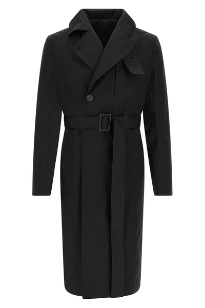 mastodon trench coat in medium-weight cotton poplin