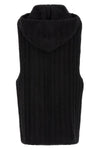 the sleeveless rick owens hooded tank top