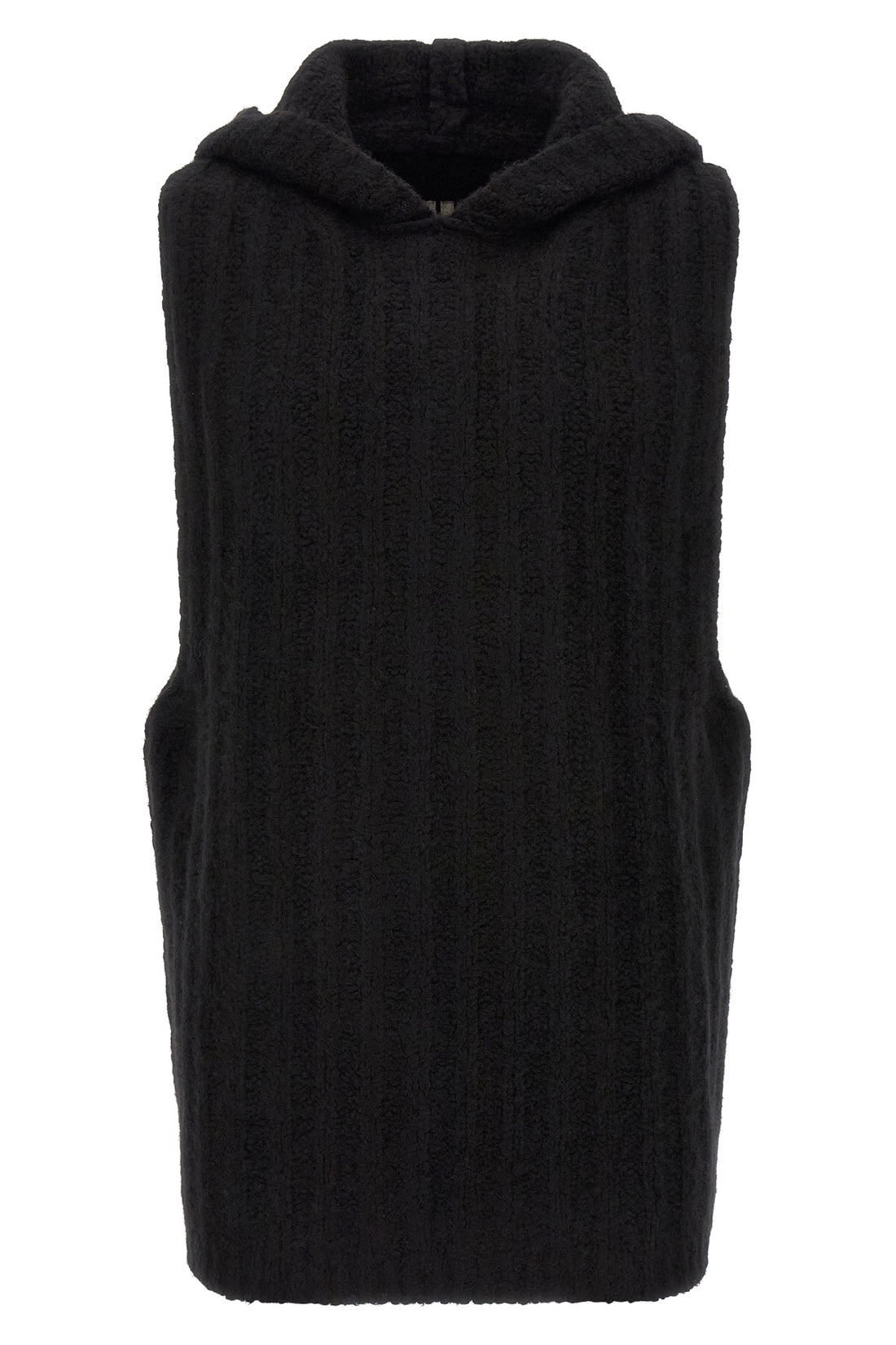 RICK OWENS L the sleeveless rick owens hooded tank top