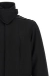 the rick owens outershirt jacket in absolute black