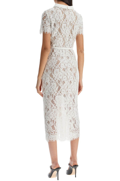 lace dress with belt