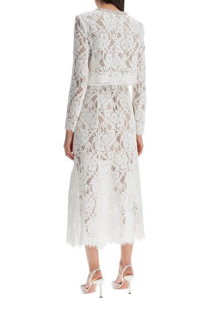 midi lace dress in seven