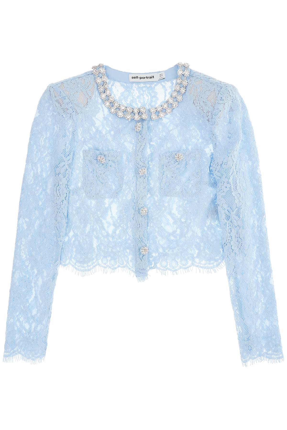 long-sleeved lace top for women