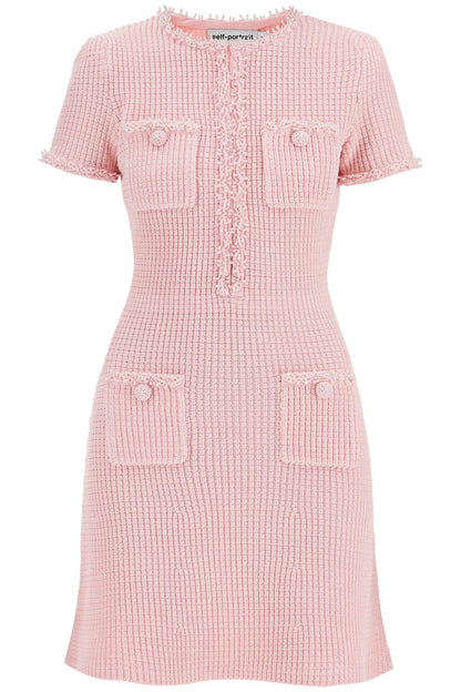 mini knitted dress in seven